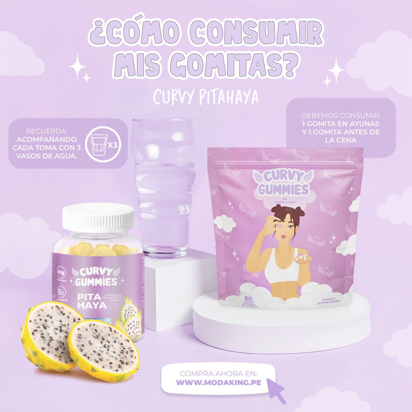 CURVY GUMMIES – PITAHAYA